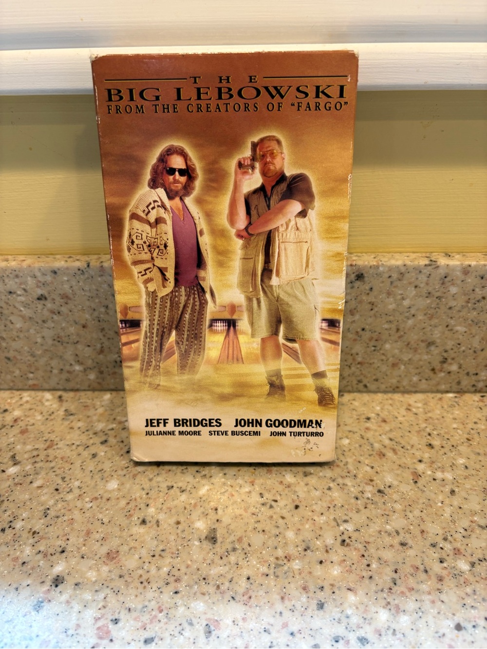 The Big Lebowski VHS - Yellow/Tan Cover